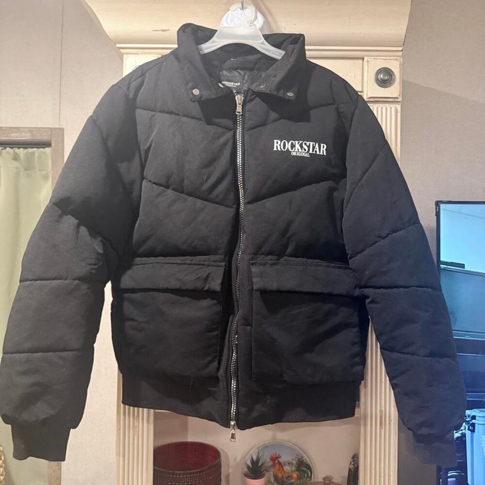 Rockstar original black puffer jacket